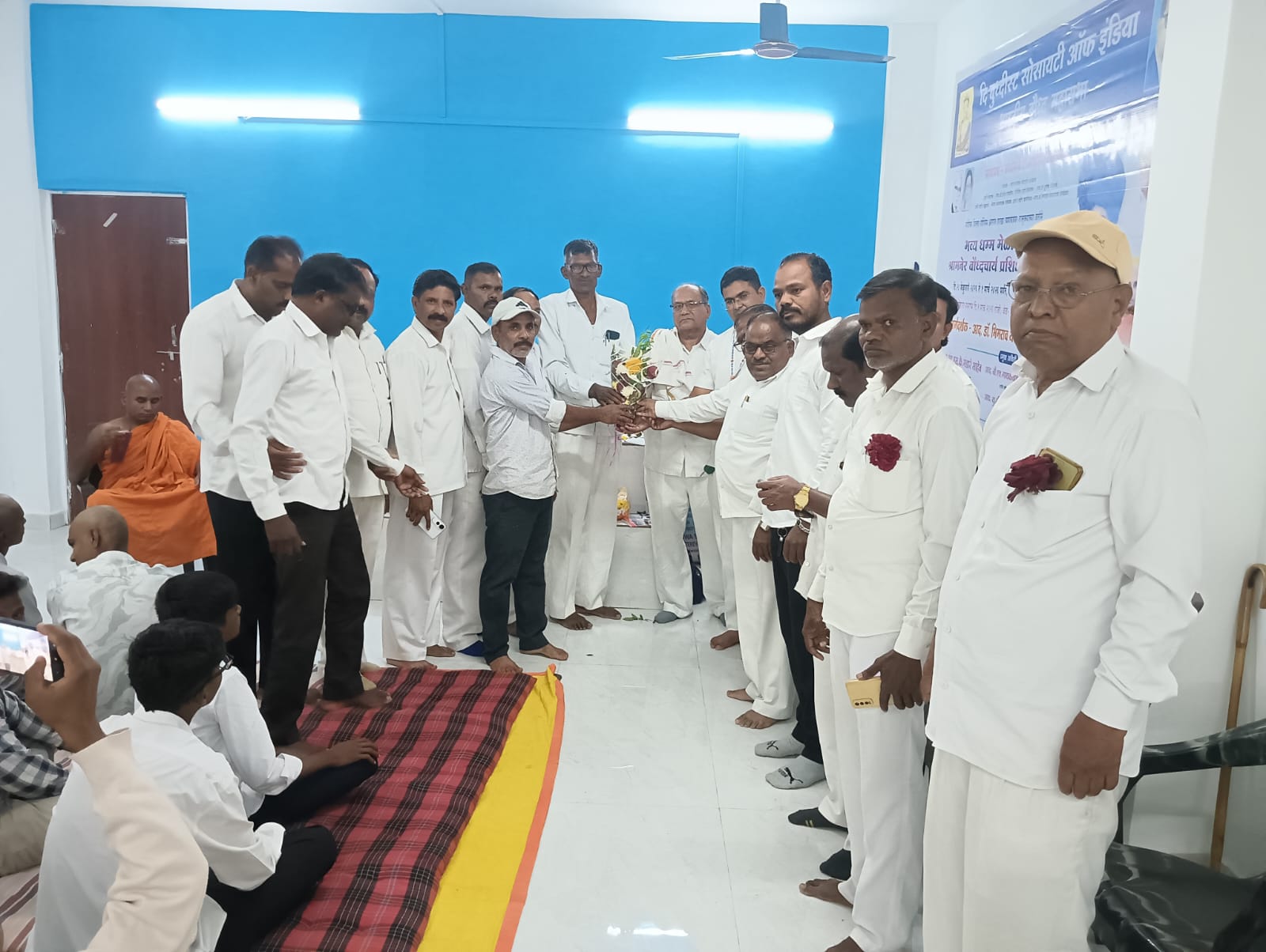 पिंपळद (त्र्यंबकेश्वर) येथे भव्य बौद्धाचार्य श्रामनेर संघ प्रशिक्षण शिबिराचा शुभारंभ