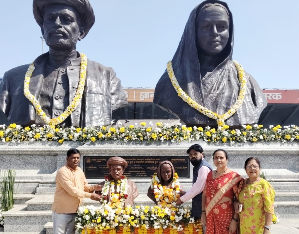 फुले दाम्पत्यांना ‘भारतरत्न’ द्या – अनिलभाई गांगुर्डे यांची मागणी; सावित्रीबाई फुले पुण्यतिथीनिमित्त नाशिकमध्ये अभिवादन