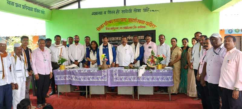 “यासकावा इंडिया” कंपनीच्या CSR उपक्रमातून वाघेरा शाळेला नवे भोजनकक्ष व बहुउद्देशीय शेड; ३२९ विद्यार्थ्यांना शैक्षणिक साहित्य वाटप